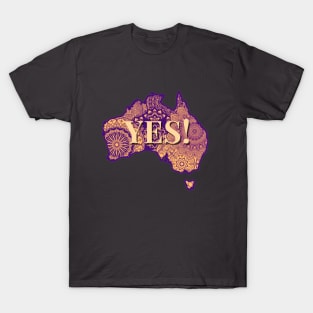 Vote YES Indigenous Voice To Parliament Uluru T-Shirt Shirt Tee T-Shirt